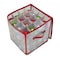 Simplify 64-Count Ornament Organizer in Red 9002-RED - alternate 1